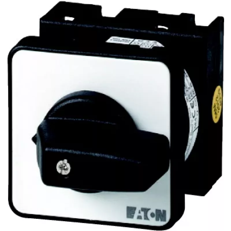 Eaton T0-3-8232/E 3-polige nokkenschakelaar 20A 690V AC, frontmontage, IP65, zwart/grijs 026988