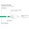 GoodConnections Alcasa 8080-005G Cat8.1 S/FTP patchkabel, 0,5 m, groen