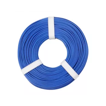 Donau Elektronik 125-052 Litzen-schakeldraad 1 x 0,25 mm² blauw 50 m