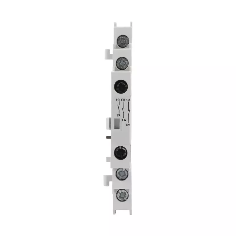 Eaton NHI21-PKZ0 hulpcontactblok, 2NO+1NC, zijdelingse montage, schroefklemmen, wit 072894