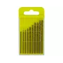 Donau Elektronik HSS-CO-225 HSS-cobalt metaal-spiraalboor-set, 10-delig, 1,3–2,5 mm, DIN 338, cilindrische schacht