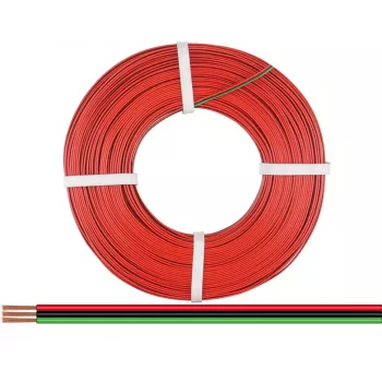 Donau Elektronik 318-014-25 Litze 3 x 0,14 mm² rood, zwart, groen 25 m
