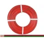 Donau Elektronik 318-014-25 Litze 3 x 0,14 mm² rood, zwart, groen 25 m