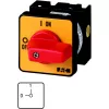 Eaton T0-2-1/E-RT 3-polige nokkenschakelaar 20 A, IP65, rood/geel 011082