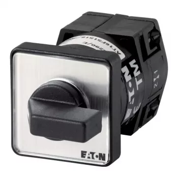 Eaton TM-1-15431/E metalen tuimelschakelaar, 1-polig, 16 A, 250 V, paneelmontage, zwarte bediening, metalen behuizing 025045