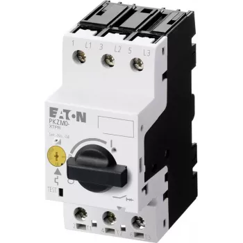 EATON PKZM0-0.63 motorbeveiligingsschakelaar, 0,63 A, 3-polig, draaiknop, 0,12 kW bij 400 V 072733
