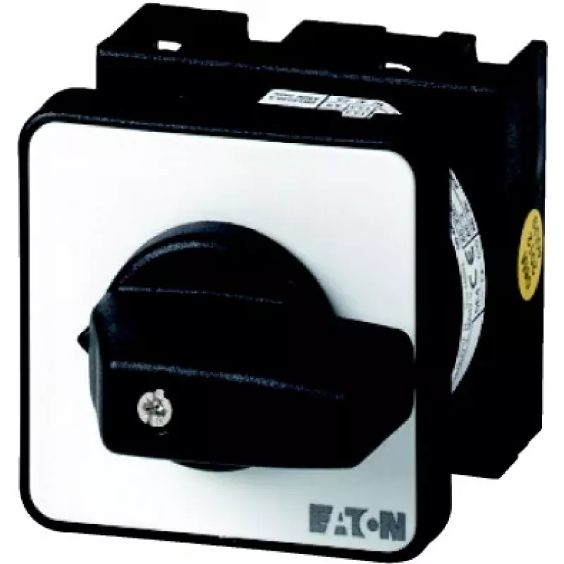 Eaton T0-2-8211/E 2-polige tuimelschakelaar, zwart/metaalkleurig 022234