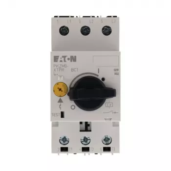 EATON PKZM0-0.25 motorbeveiligingsschakelaar, 0,25A, 3-polig, draaiknop, 0,06kW bij 400V 072731