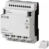 Eaton EASY-E4-UC-16RE1 easyE4 besturingsrelais, 8 DI, 4 AI, 8 relaisuitgangen, Ethernet, LCD, DIN-rail