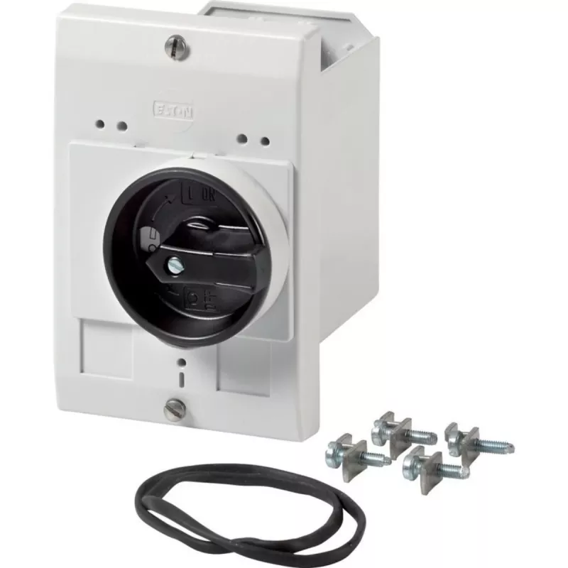 Eaton lege behuizing met draaischakelaar E-PKZ0-G, opbouwmontage, 129 x 85 x 80 mm, grijs 072907