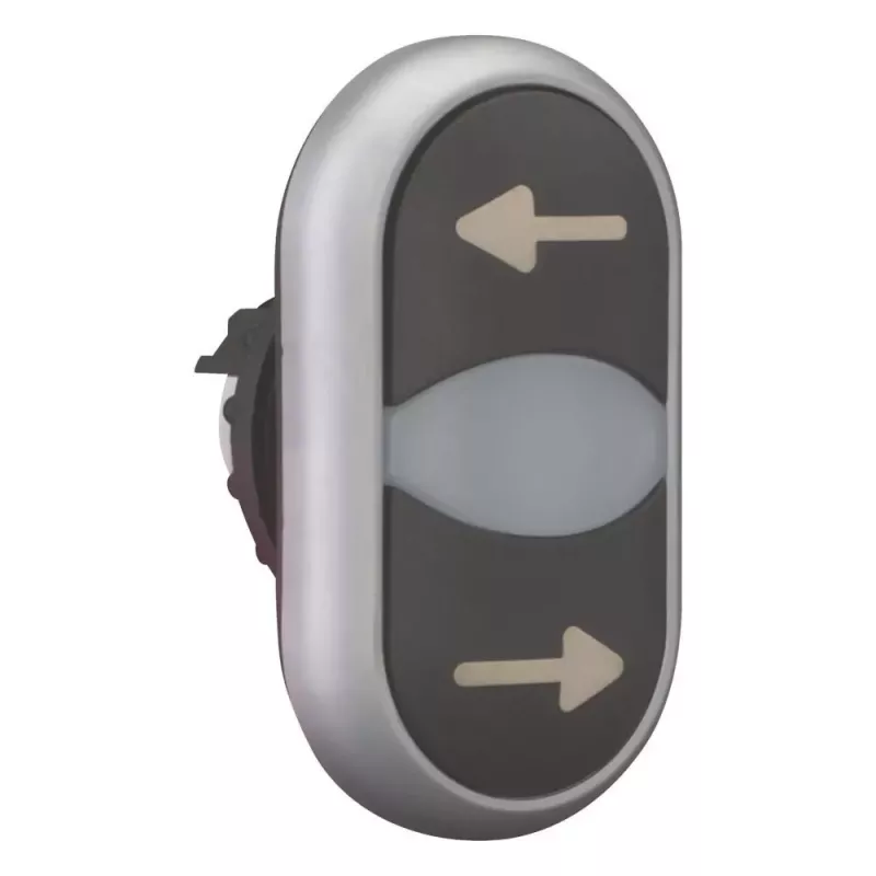 Eaton M22-DDL-S-X226/X26 dubbele drukknop, verlicht, met opschrift 105227
