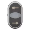 Eaton M22-DDL-S-X226/X26 dubbele drukknop, verlicht, met opschrift 105227