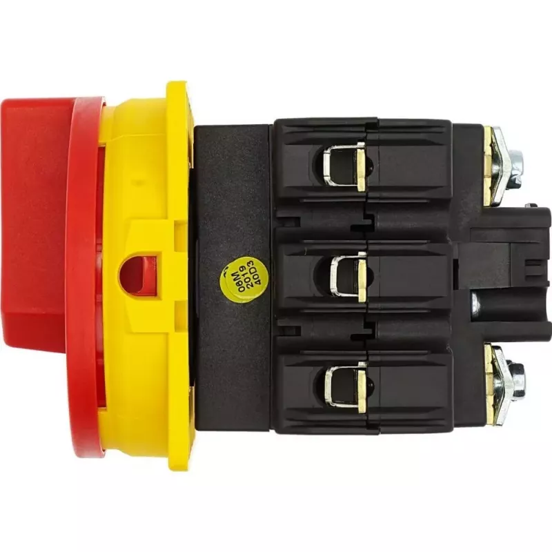 Eaton P3-100/EA/SVB 100 A 3-polige vergrendelbare hoofdschakelaar, rood/geel