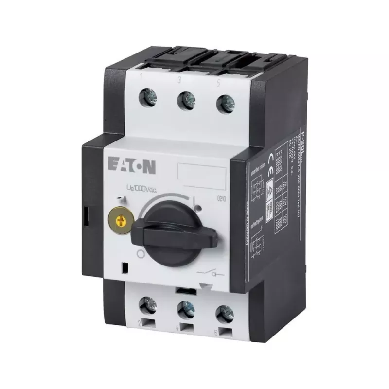 Eaton P-SOL30 2-polige draaihoofdschakelaar, 32 A, zwart/wit 120935