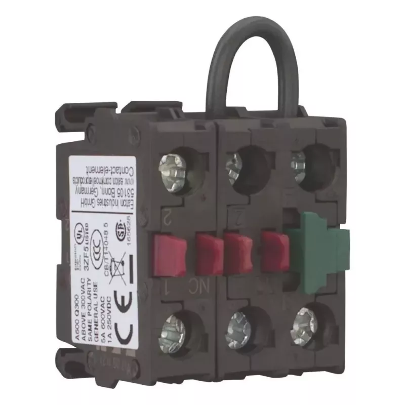 Eaton M22-KC02SMC10 contactelement, 2 NC, schroefklemmen, frontmontage 121720