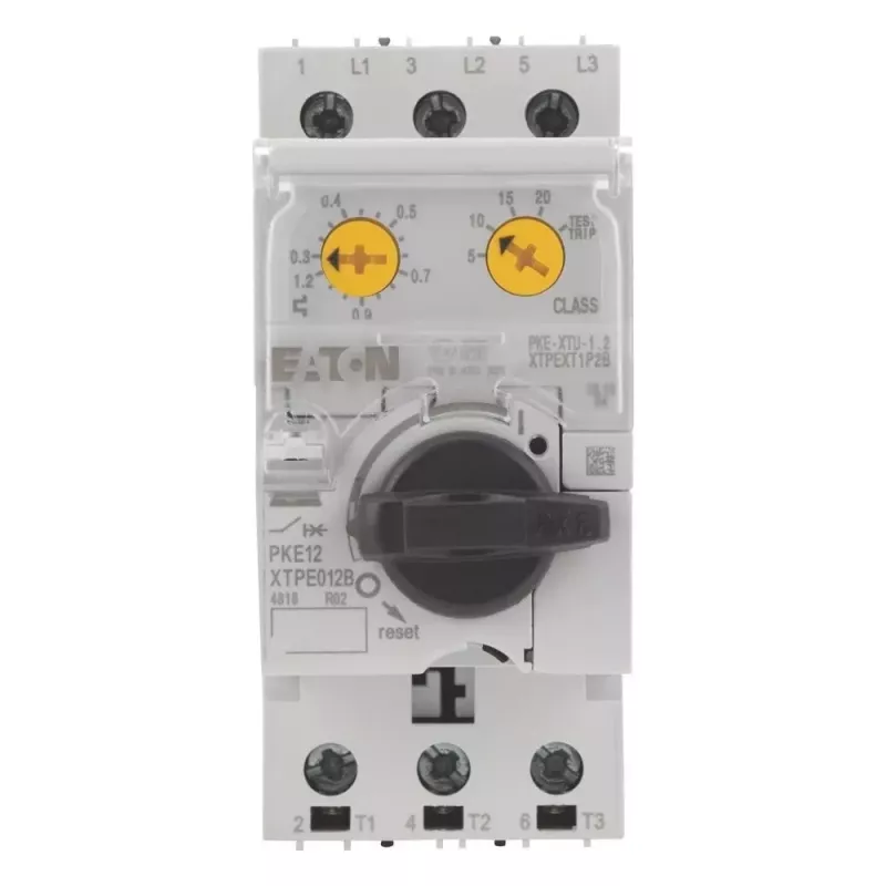 Eaton PKE12/XTU-1,2 motorbeveiligingsschakelaar, 3-polig, 0,3-1,2 A 121731