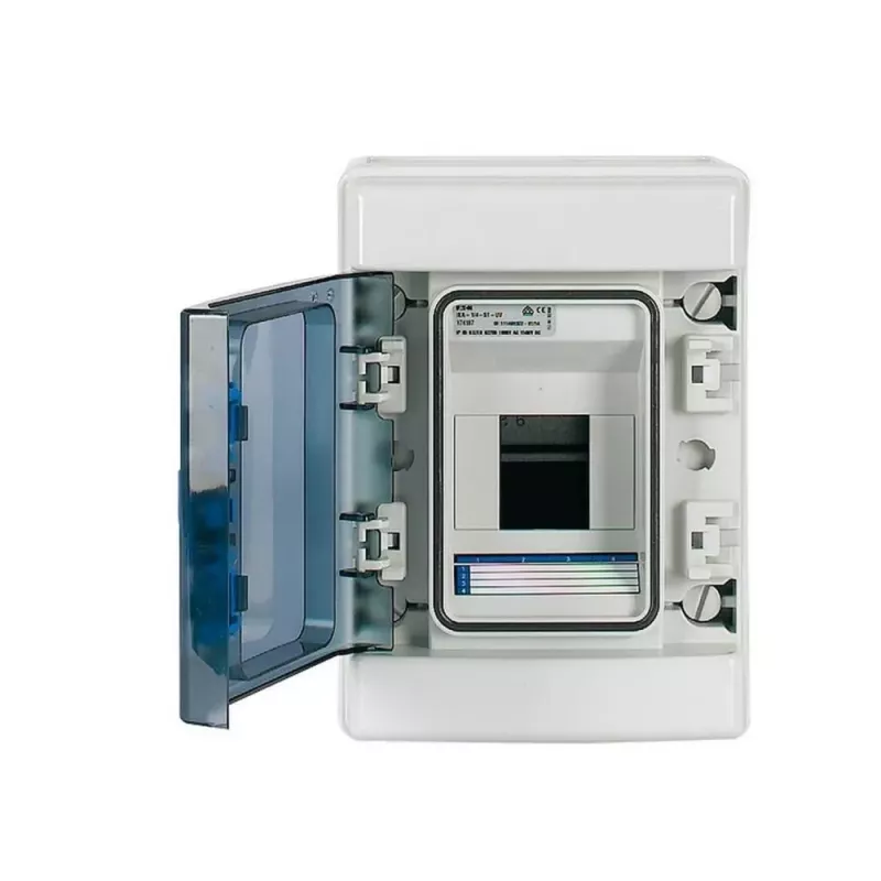 Eaton 174221 IKA-1/4-ST opbouw kleinverdeler, 4 modules, 1 rij, IP65, grijs