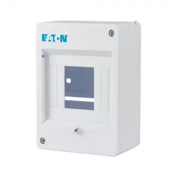 Eaton MINI-4 opbouw verdeelkast, 4 module-eenheden, IP30, verkeerswit (RAL 9010) 177068