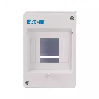 Eaton MINI-4 opbouw verdeelkast, 4 module-eenheden, IP30, verkeerswit (RAL 9010) 177068