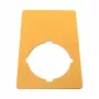 Eaton M22-XZK1-D99 noodstop-bord, geel, 90x90mm, NOODSTOP 121089