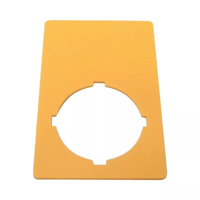 Eaton M22-XZK1-D99 noodstop-bord, geel, 90x90mm, NOODSTOP 121089