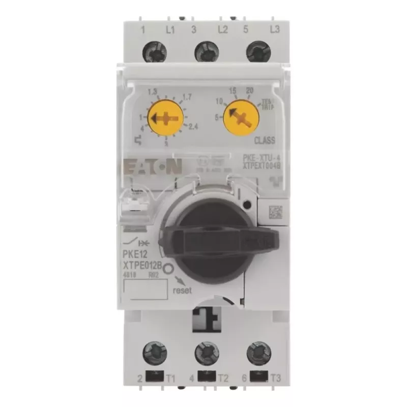 Eaton PKE12/XTU-4 motorbeveiligingsschakelaar, 3-polig, 0,3-12 A, 690 V AC 121732