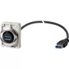 Eaton M30C-FUSB-60 inbouw USB 3.0 Type-A bus met 1,5 m kabel, metalen frontring Y7-187084