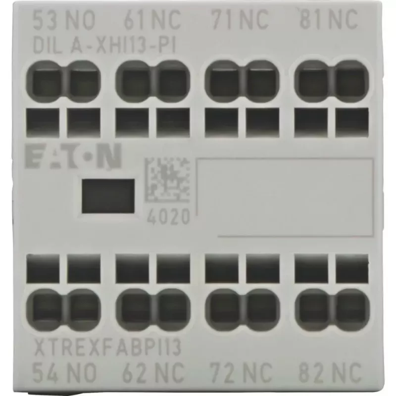 Eaton DILA-XHI13-PI hulpcontactblok, 1NO+3NC, frontmontage, schroefklemmen 199320