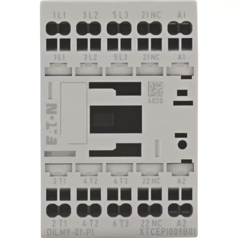 Eaton DILM9-01(24VD) vermogensrelais, 3-polig, 9 A, 24 V DC spoel 199238