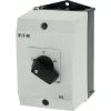 Eaton T0-4-8410/I1 3-polige AAN-UIT tuimelschakelaar, 20 A, frontmontage, zwart/wit 207140