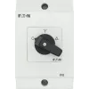 Eaton T0-4-8410/I1 3-polige AAN-UIT tuimelschakelaar, 20 A, frontmontage, zwart/wit 207140