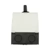 Eaton T0-3-8212/I1 20 A 3-polige nokschakelaar, 2x60°, grijs/zwart 207123