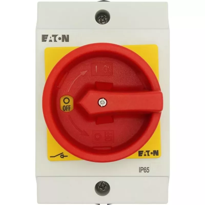 Eaton T0-1-8200/I1/SVB tuimelschakelaar, 1-polig, rood / wit / geel 207145