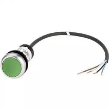 Eaton RMQ-Titan C22 vlakke drukknop, groen, 1 sluitcontact, schroefklemmen, 22,5 mm montage 185670