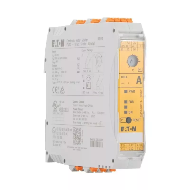 Eaton EMS2-DOS-T-9-24VDC directstarter, 3 kW bij 400 V, 9 A, 24 V DC besturing 192397