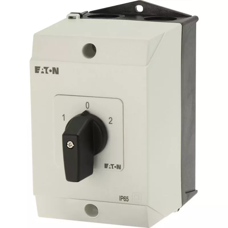 Eaton T3-3-8212/I2 3-polige nokschakelaar, 32 A, zwart/wit 207183