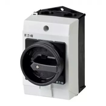 Eaton 207164 hoofdschakelaar I G/SVB T0-4-8344/I1/SVB-SW 3-polig 20A IP65 zwart