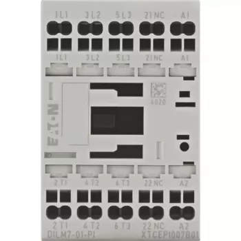 EATON DILM7-01(24VDC) vermogenscontactor 3-polig 400V 3kW 1NC 24VDC 199228