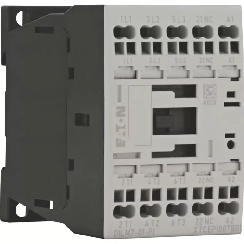 EATON DILM7-01(24VDC) vermogenscontactor 3-polig 400V 3kW 1NC 24VDC 199228