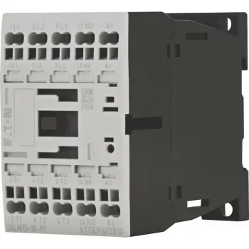 Eaton DILM15-10(24VDC)-PI vermogenscontactor, 3 NO hoofcontacten, 1 NO hulpcontact, 24 V DC spoel, 15 A AC-3, 7,5 kW 199253