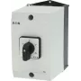 Eaton 207537 3-polige draaischakelaar, 20 A, 690 V, frontmontage, zwart/wit
