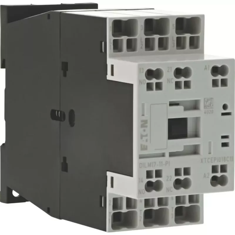 Eaton DILM17-11(RDC24)-PI vermogenscontactor, 3 NO hoofcontacten, 24 V DC spoel, 17 A 199283