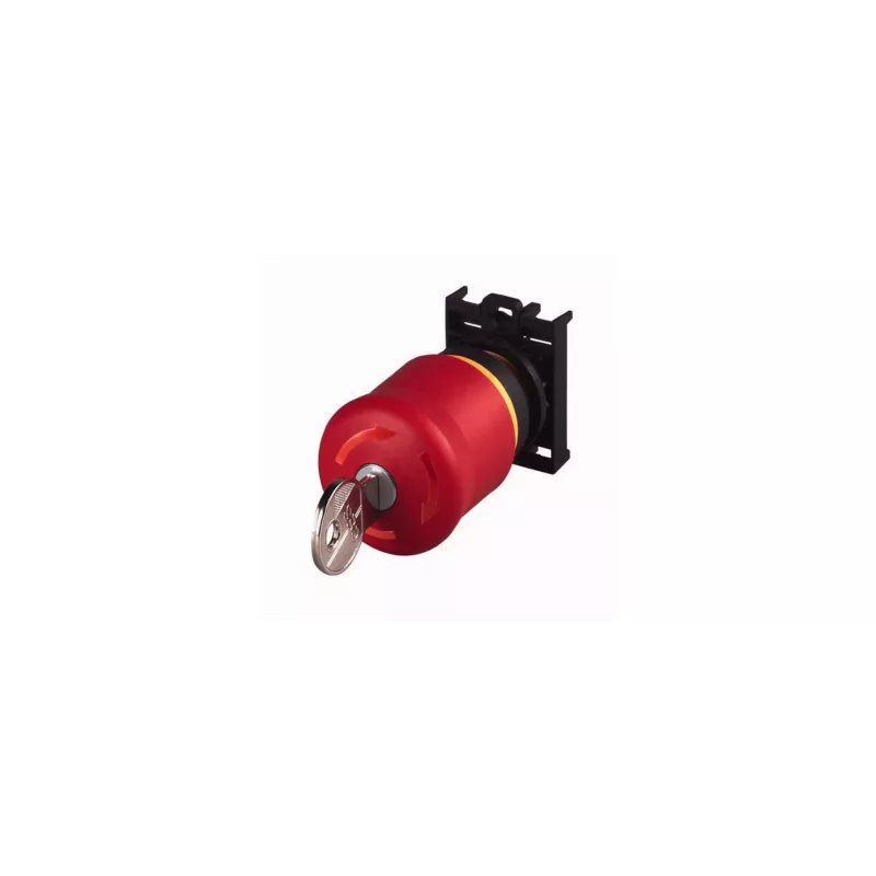 Eaton M22-PVS/K01 noodstopknop, sleutelontgrendeling, 1 verbreekcontact, frontmontage 216514