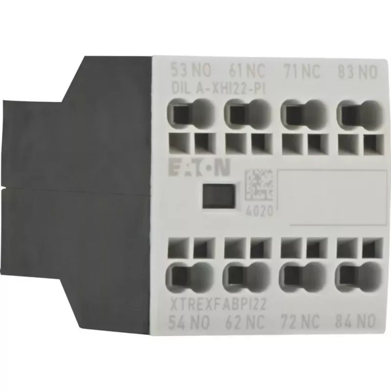 Eaton DILA-XHI22-PI hulpcontactblok, 2NO+2NC, 4A, frontmontage 199319