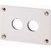 Eaton M22-E2 montageplaat, grijs aluminium, IP65, 105 x 72 mm 216543