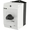 Eaton T0-3-8228/I1 3-polige AAN-UIT-schakelaar 20A 690V AC, zwarte greep/witte front 207125