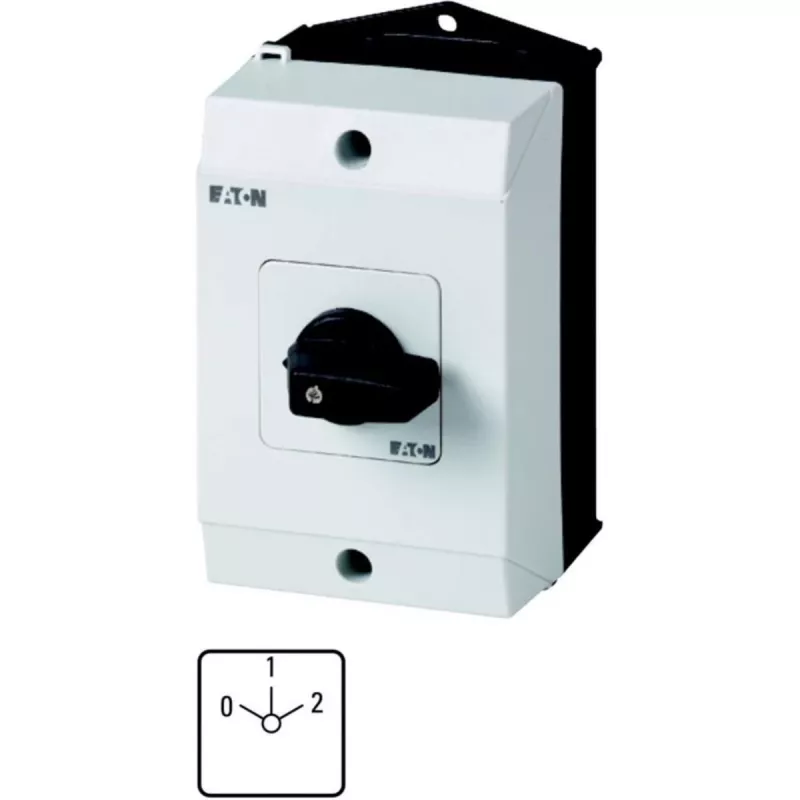 Eaton T0-3-8451/I1 nokkenschakelaar 3-polig 20A 690V zwart/wit 207133