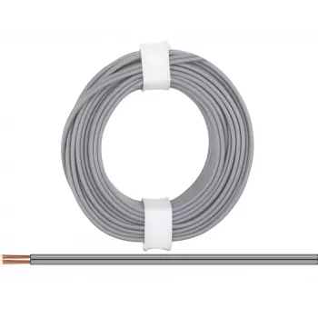 Donau Elektronik 218-99 litze 2 x 0,14 mm² grijs 5 m