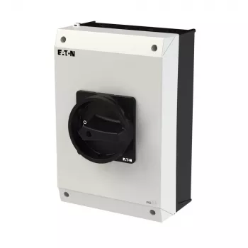 Eaton P3-63/I4/SVB-SW/HI11 3-polige hoofdschakelaar 63A, opbouwmontage, IP65, zwart/grijs 207345