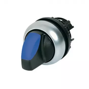 Eaton M22-WRLK-B verlichte keuzeschakelaar-aandrijving, draaiknop, 2 posities, vergrendelend, zwart